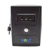 UPS Volt Polska 5UP0800090, 800 VA, 480 W, 2x Schuko, 1x USB, 12V/9Ah LCD, Tower, Negru