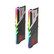 Memorie Patriot Viper Venom 64 GB DDR5 6000 MHz CL36, kit 2 x 32 GB, XMP 3.0 / EXPO, Gri-alb-rosu, RGB