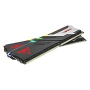 Memorie Patriot Viper Venom 64 GB DDR5 6000 MHz CL36, kit 2 x 32 GB, XMP 3.0 / EXPO, Gri-alb-rosu, RGB
