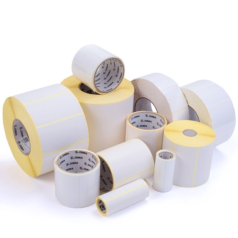 Label, Paper, 40x15mm Thermal Transfer, Z-PERFORM 1000T, Uncoated, Permanent Adhesive, 76mm Core