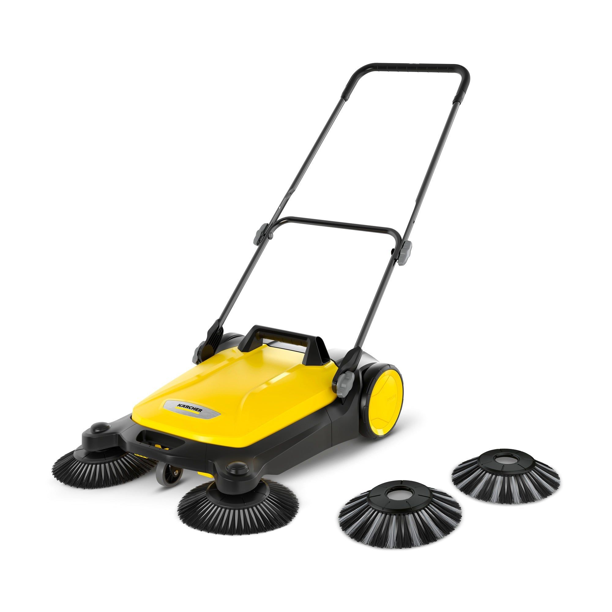 Kärcher S 4 Twin 2-in-1 sweeper Black  Yellow