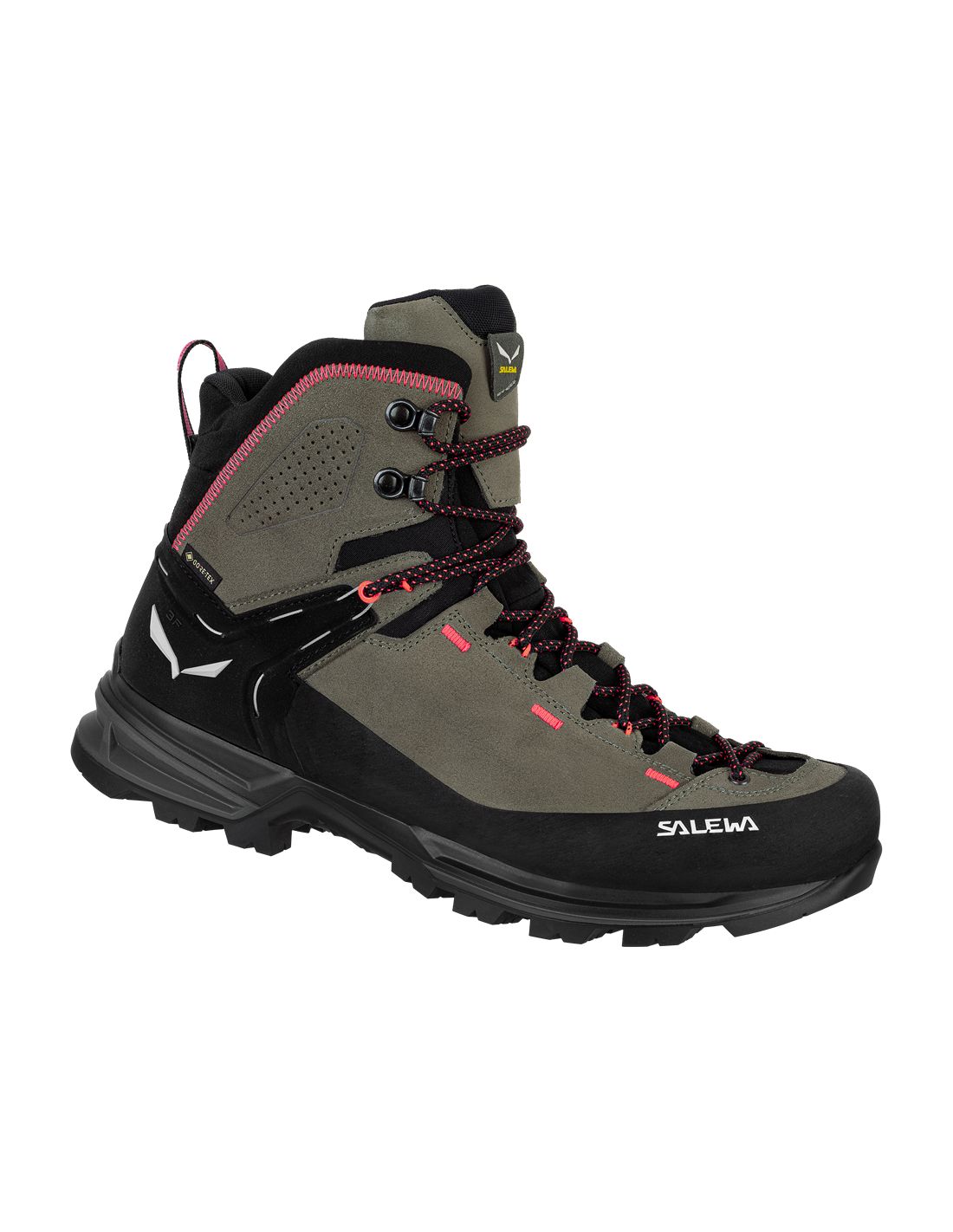 Shoes mtn trainer 2 mid gtx women-red dahlia-black-uk 4 (36 5)