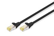 Digitus DK-1644-A-005/BL cabluri de rețea Negru 0,5 m Cat6a S/FTP (S-STP)