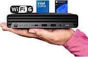 Desktop PC HP Pro Mini 400 G9 Mini PC, Intel I5-14500T (14 C / 20 T, 1.7 GHz - 4.8 GHz, 24 MB cache, 65 W), 16 GB DDR5, 256 GB SSD, Fara unitate optica, Intel Intel® UHD Graphics 770 Partajata, 65 W - adaptor extern, Windows 11 Pro