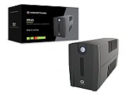 UPS Conceptronic ZEUS02ES, 850 VA, 480 W, line-interactive, 2x Schuko, 2x RJ45, 2x USB, 7500 mAh 12V, Tower, Negru
