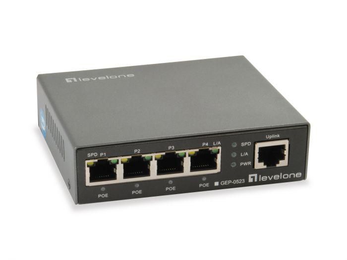 Switch LevelOne GEP-0523, 5 porturi 10 / 100 / 1000 MBs