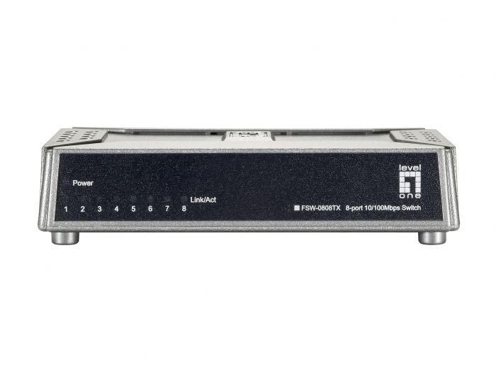 Switch LevelOne FSW-0808TX, 8 porturi 10 / 100 Mbps
