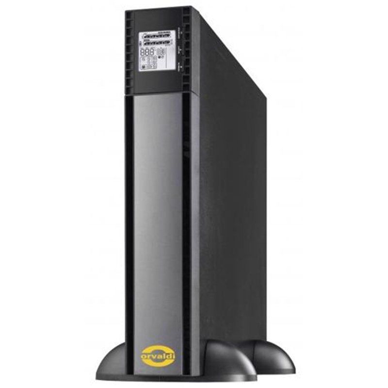 UPS Orvaldi VOT2000+, 2000 VA, 1800 W, line-interactive, 8x C13, 1x C14, 12V 9Ah LCD, Rack 2U, Negru