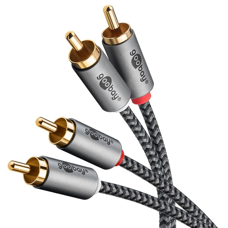 Cablu audio 2RCA-tata la 2RCA-tata 2m, contacte aurite, 2 m

2 RCA tata (audio stanga/dreapta) &ampgt 2 RCA tata (audio stanga/dreapta)

Seria Goobay Plus vine intr-un design metalic subtire si elegant in culoarea Gri Sharkskin. Cablul stereo RCA este perfect pentru mai multe scopuri - fie pentru un subwoofer, player Blu-ray, consola &ampnbspDJ (mixer DJ) sau sistem Hi-Fi. Mufele robuste de inalta calitate sunt, de asemenea, potrivite pentru conectarea si deconectarea frecventa.


	Cablu audio pentru conectarea unui subwoofer, a unui CD player sau a unei cutii de bas la dispozitive de iesire, cum ar fi un receptor, amplificator, mixer sau TV cu conexiuni &ampnbspRCA
	Cablu RCA premium, extrem de flexibil, cu mufe metalice subtiri, protectie la indoire si cablu textil multicolor
	Culoarea standard a mufelor RCA in rosu si alb simplifica procesul de conectare
	Mufele &ampnbspplacate cu aur impiedica coroziunea si sunt deosebit de durabile
	Cablul stereo RCA este foarte scurt la 0,5 m pentru a oferi cea mai buna transmisie posibila a semnalului


Detalii Cablu audio 2RCA-tata la 2RCA-tata 2m

Material carcasa :&ampnbsp&ampnbsp Aluminiu

Material de contact:&ampnbsp Placat cu aur

Conexiune 1: &ampnbsp2 RCA tata (audio stanga/dreapta)

Conexiune 2 : &ampnbsp2 RCA tata (audio stanga/dreapta)

Lungime cablu : 2 m

Material conductor interior : CU (cupru)

AWG : 28 

Ecranare : aluminiu

Culoare : negru, argintiu

Ambalaj : 1 buc, polybag