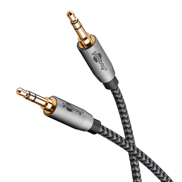 Cablu audio jack 3,5mm stereo tata la 3,5mm stereo tata 1 m
&ampnbsp

3,5 mm tata (3 pini, stereo) &ampgt 3,5 mm tata (3 pini, stereo)
&ampnbsp

Seria Goobay Plus vine intr-un design metalic subtire si elegant in culoarea Gri (Sharkskin). Cablul jack este solutia versatila pentru transmiterea audio de pe smartphone-uri, laptop-uri sau tablete - pentru a va bucura de muzica, podcast-uri sau filme prin sistemul HI-FI acasa sau pe radioul masinii pe drum.


	Cablu audio pentru conectarea de ex. smartphone-uri si tablete la dispozitive cu iesire audio, cum ar fi casti, PC, amplificator, SoundBar, difuzor sau radio auto
	Cablu TRS premium, foarte flexibil, cu mufe metalice subtiri, protectie la indoire si cablu textil multicolor
	Invelisul textil impletit al cablului ofera o senzatie placuta si este bland pe suprafete sensibile
	Mufele jack se fixeaza in siguranta si asigura o fixare ferma in dispozitiv fara alunecare
	Mufele placate cu aur impiedica coroziunea si sunt deosebit de durabile


Material carcasa :&ampnbsp&ampnbsp Aluminiu

Material de contact:&ampnbsp Placat cu aur

Conexiune 1 : 3,5 mm jack tata (3 pini, stereo)

Conexiune 2 : 3,5 mm jack tata (3 pini, stereo)

Lungime cablu : 1 m

Material conductor interior : CU (cupru)

AWG : 28 

Ecranare : aluminiu

Culoare : negru, argintiu

Ambalaj: 1 buc, polybag