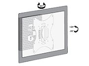 Maclean MC-501A Universal Wall TV Bracket 23-42  uo to 30kg vesa 200x200 Black