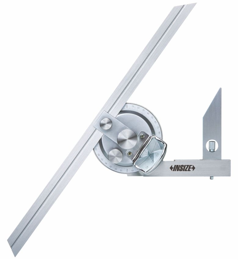 PROTRACTOR OF THE UNIV. MKMB L-150+300MM WITH MAGNIFYING GLASS.