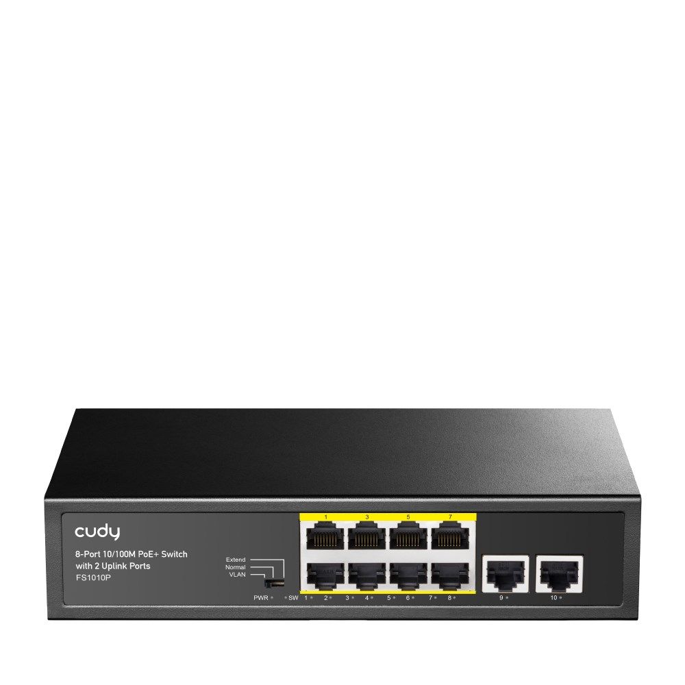 Switch Cudy FS1010P, 8 porturi 10/100 Mbps