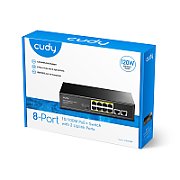 Switch Cudy FS1010P, 8 porturi 10/100 Mbps