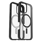 OB REACT MAGSAFE APPLE IPHONE16/PLUS BLACK CRYSTAL - CLEAR/BLACK