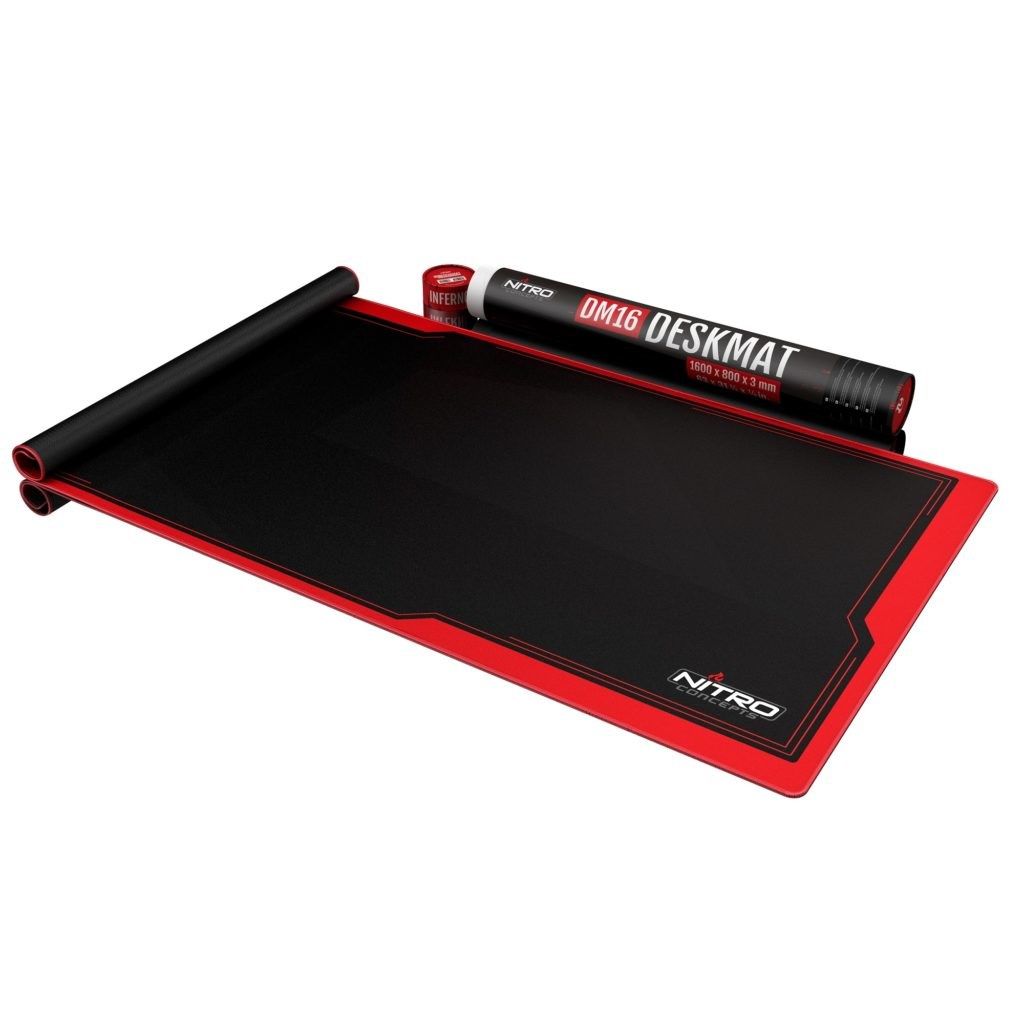 Nitro Concepts DM16 Gaming mouse pad Black  Red