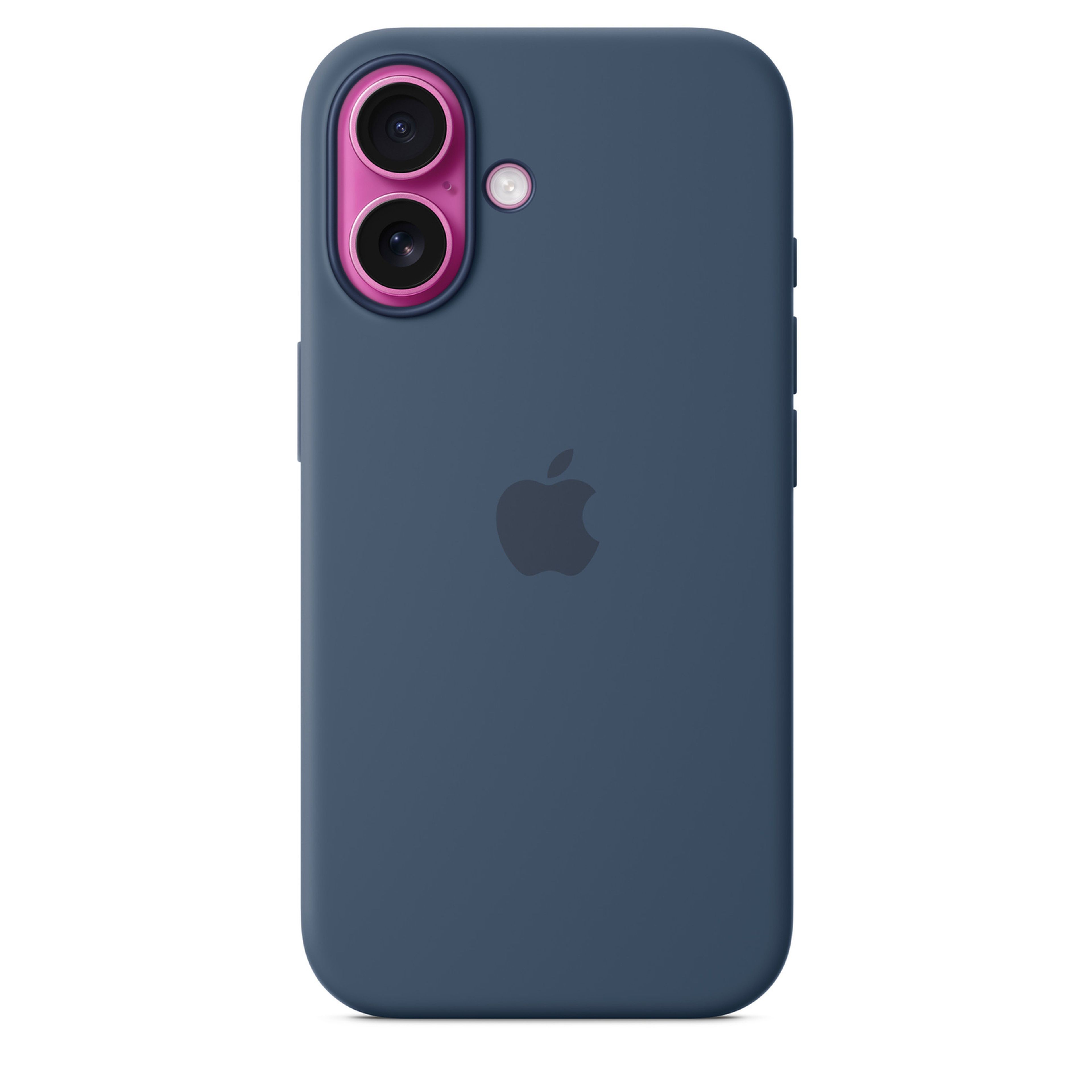 IPHONE 16 SILICONE CASE/WITH MAGSAFE - DENIM