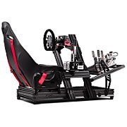 Next Level Racing F-GT Elite Aluminum Simulator Cockpit - Front and Side Mount Edition