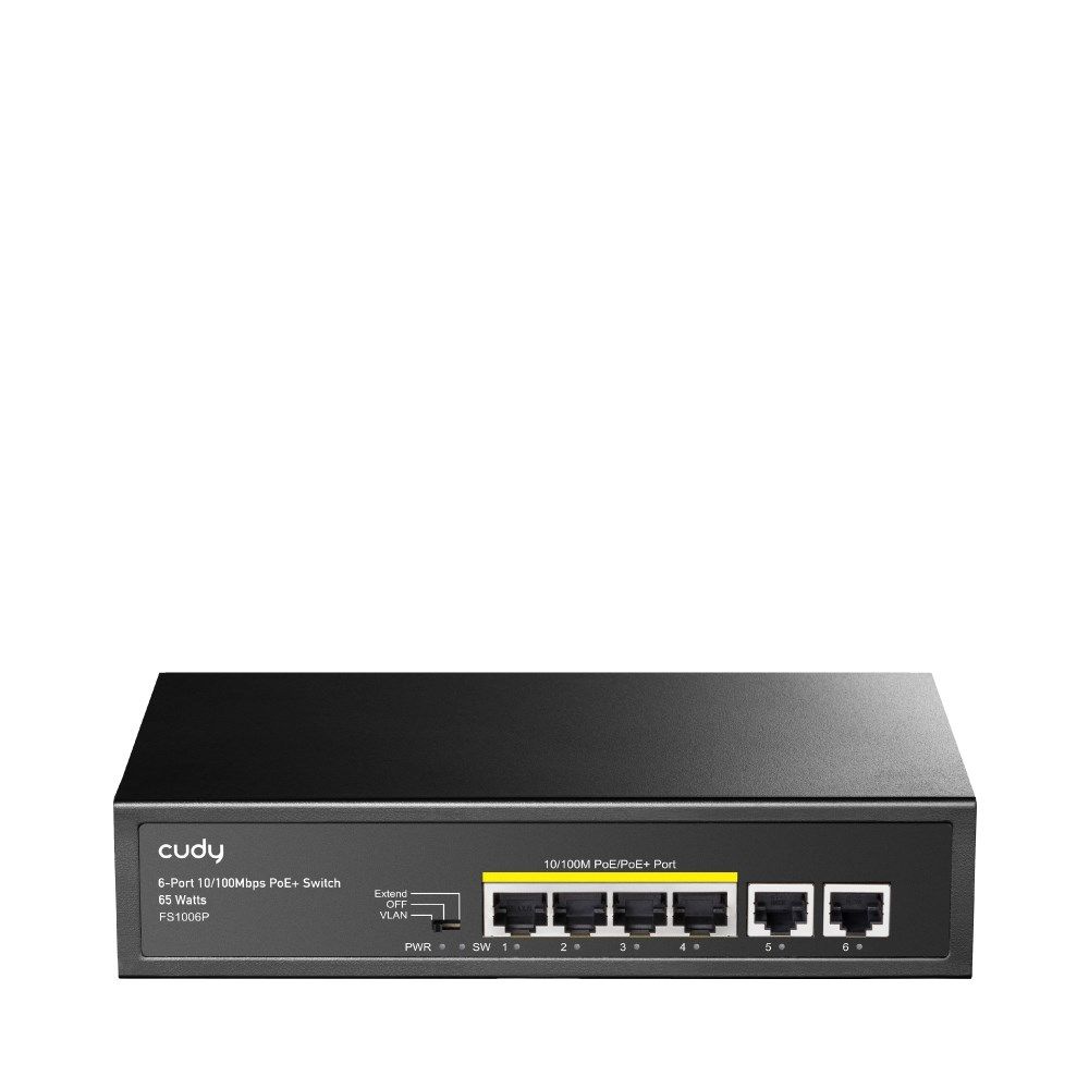 Switch Cudy FS1006P, 6 porturi 10/100 Mbps