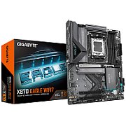 GIGABYTE X870 EAGLE WIFI7 Motherboard - Supports AMD Ryzen 9000 CPUs  14+2+2 phases VRM  up to 8000MHz DDR5 (OC)  4xPCIe 5.0 + 3xM.2  Wi-Fi 7  2.5GbE LAN  USB 3.2 Gen 2x2