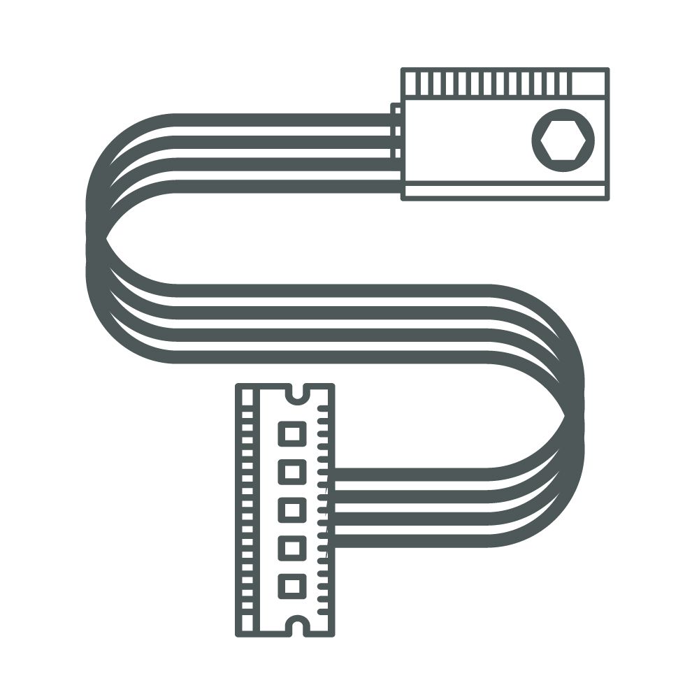 Cable, USB, Type A, Coiled, TPUW, CAB-545, 3.6m