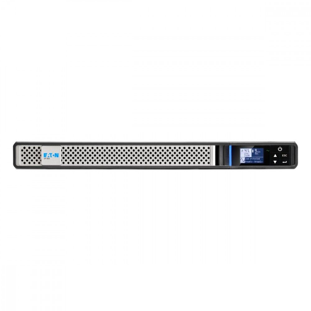 UPS Eaton 5P850IRNG2, 850 VA, 680 W, line-interactive, 4x C13, 1x C14, 1x USB, 12 V / 7Ah Lead–acid maintenance-free, Rack 1U, Gri