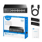 Switch Cudy GS1016, 16 porturi 10/100/1000 Mbps