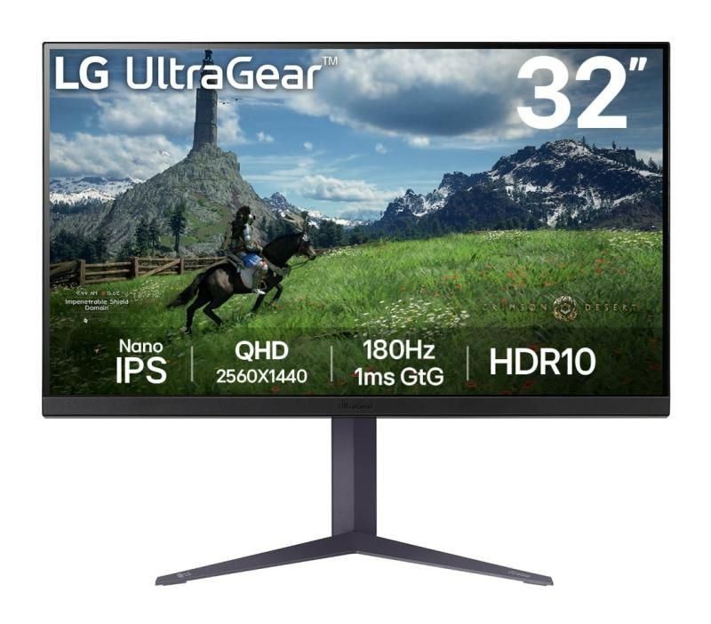 Monitor 31.5 inch LG 32GS85Q-B.AEU 2560 x 1440, 180 Hz