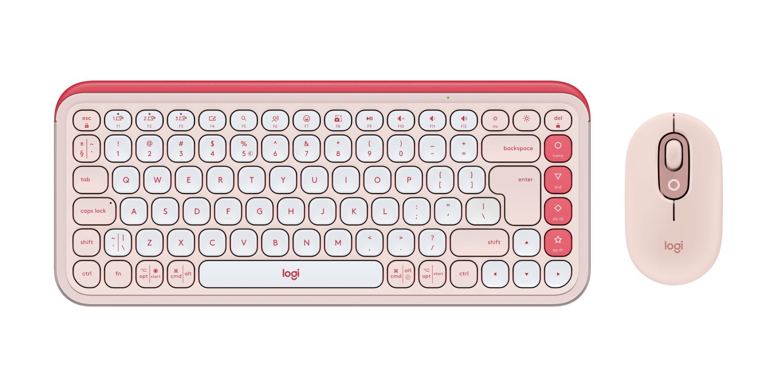POP ICON COMBO MOUSE AND KB/ROSE - DEU - CENTRAL-419