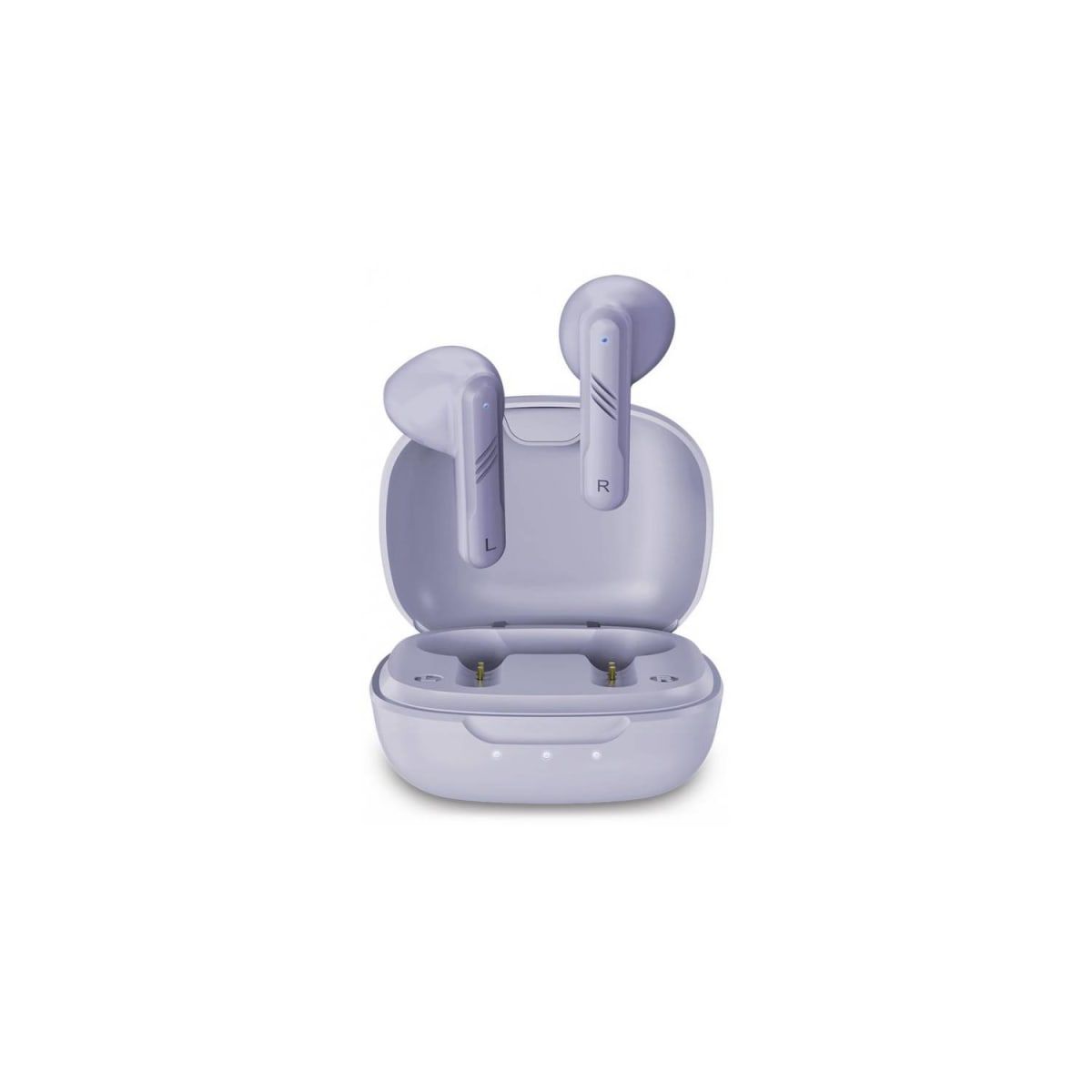 Casti Genius HS-M905BT, TWS, wireless, intraauriculare - butoni, pt smartphone, microfon pe casca, conectare prin Bluetooth 5.3, violet, USB-C
