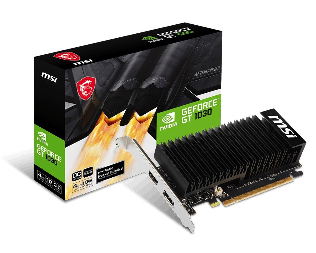 Placa video GeForce GT 1030 LP OC 4 GB DDR4 64 bit