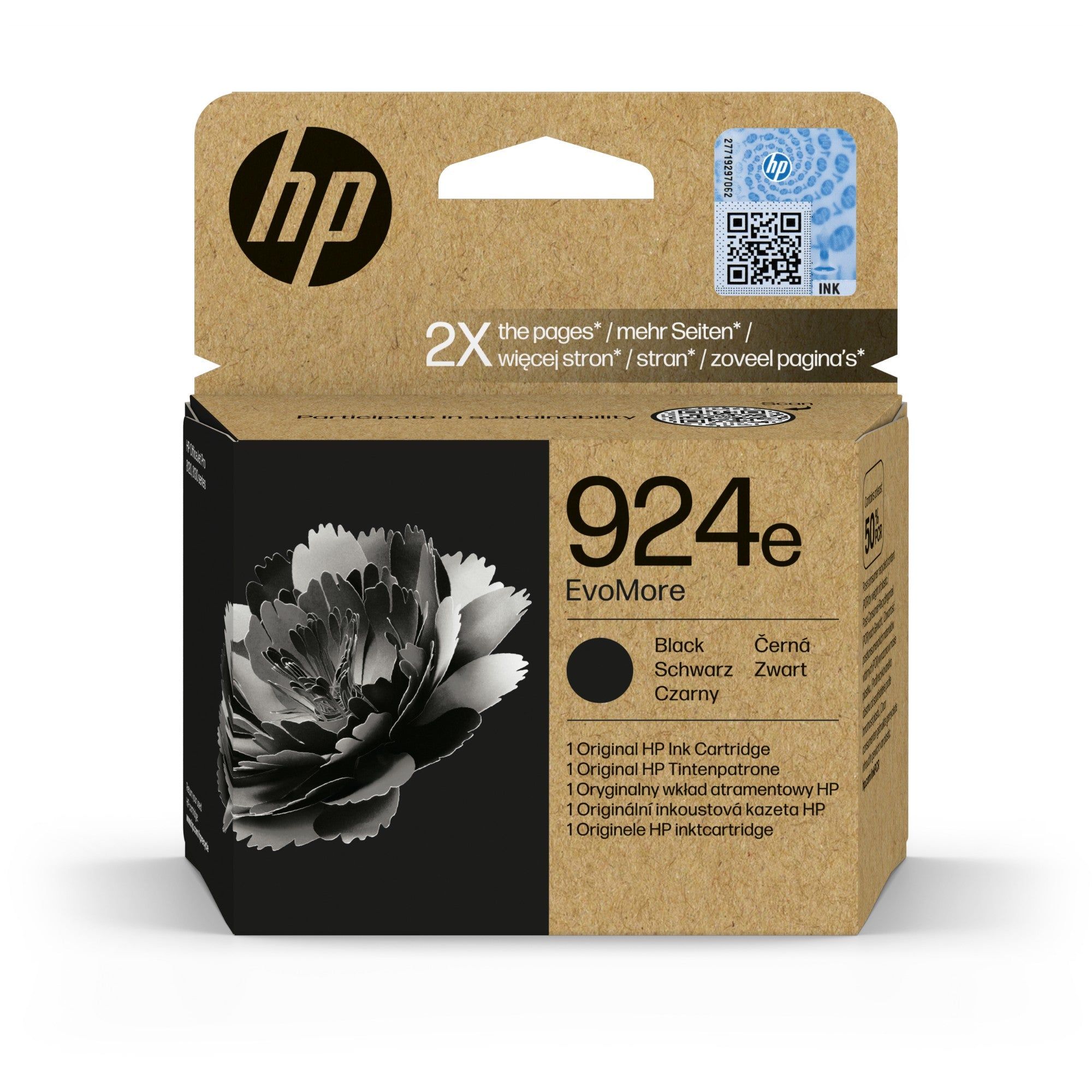 Cartus cerneala HP 4K0V0NE#CE1 ,Negru ,1000 pagini ,Original (924e)