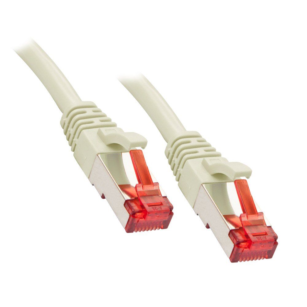 Cablu retea Lindy LY-47702, 1m Cat.6 S/FTP Network, Grey