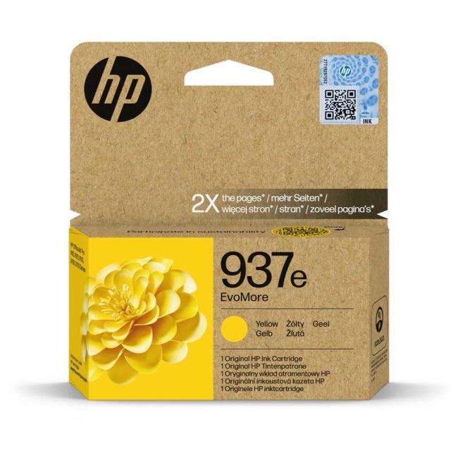 Cartus cerneala HP 4S6W8NE ,Galben ,1650 pagini ,Original (937e)