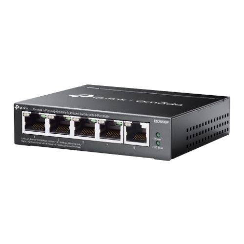 Switch TP-Link ES205GP, 5 porturi 10 / 100 / 1000 MBs