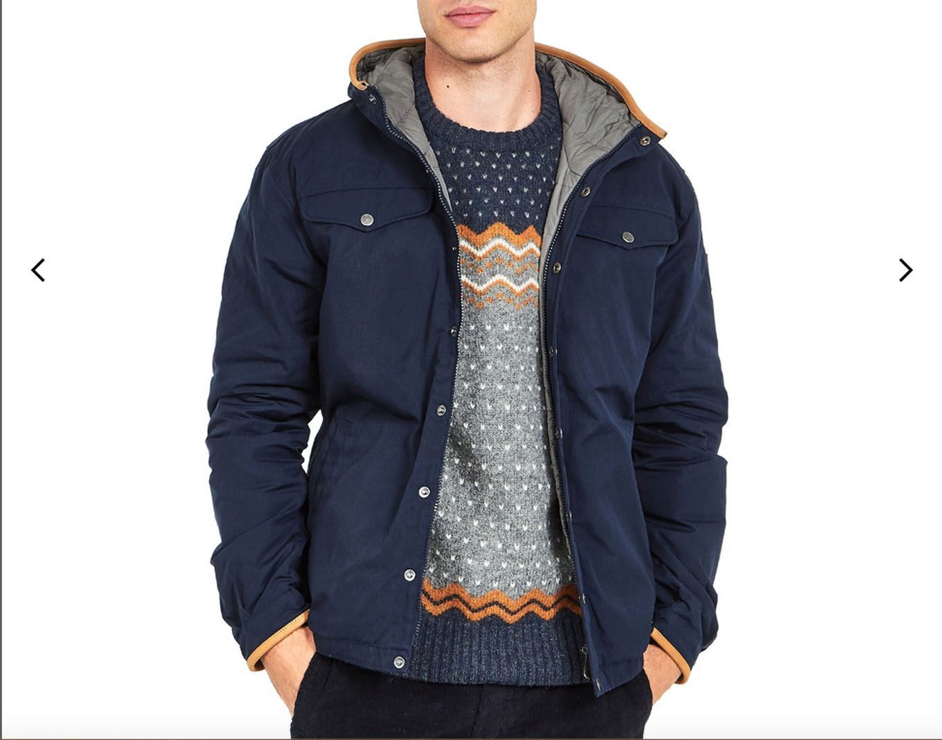 Greenland Jacket no 1 down-555-dark navy-m FJALLRAVEN