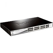 Switch D-Link DGS-1210-28, 24 porturi 10 / 100 Mbps