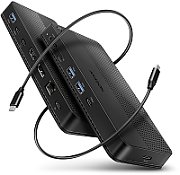 docking station HMC-U4 Dual, 4K , Audio, USB4, USB-A, USB type C, HDMI, DisplayPort, Ethernet, PD, SD/microSD slot