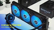 COOLER Chieftec  Iceberg 360 , skt. Intel si AMD, racire cu lichid, 3 x 120mm, 3 x 120mm, iluminare RGB - infinity mirror cooling block, negru  CLC-360-BLK  (timbru verde 2.00 lei)