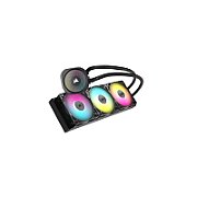 Cooler Procesor CORSAIR NAUTILUS 360 RS NEGRU, dimensiune radiator 396x125x125mm, 3 ventilatoare, viteza ventilatoare: 1700RPM +/- 10% Suport AMD: AM4/AM5, suport INTEL: LGA 1700/1851, Airflow: 94.87 CFM, Nivel de zgomot: 33.2 dBA