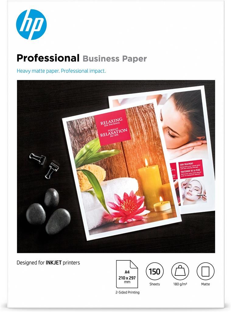HP 7MV79A PAPER PROF MATTE A4 180G 150SH