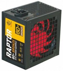 ATX Power Supply Rebeltec RAPTOR 600W  BRONZE 80+  Single Rail  DC-DC
