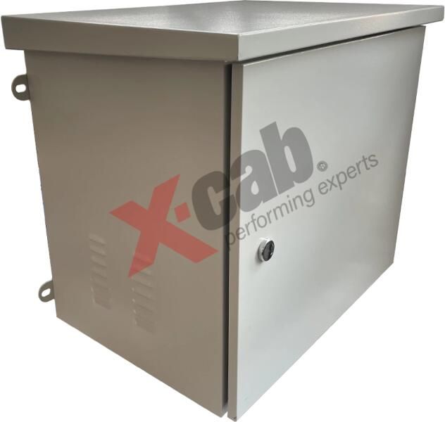 Cabinet metalic de exterior 19”, rack de perete, 9U 600x400 mm, IP-55, Xcab