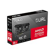 Placa video ASUS Radeon RX 7600 Dual EVO OC 8 GB GDDR6 128 bit