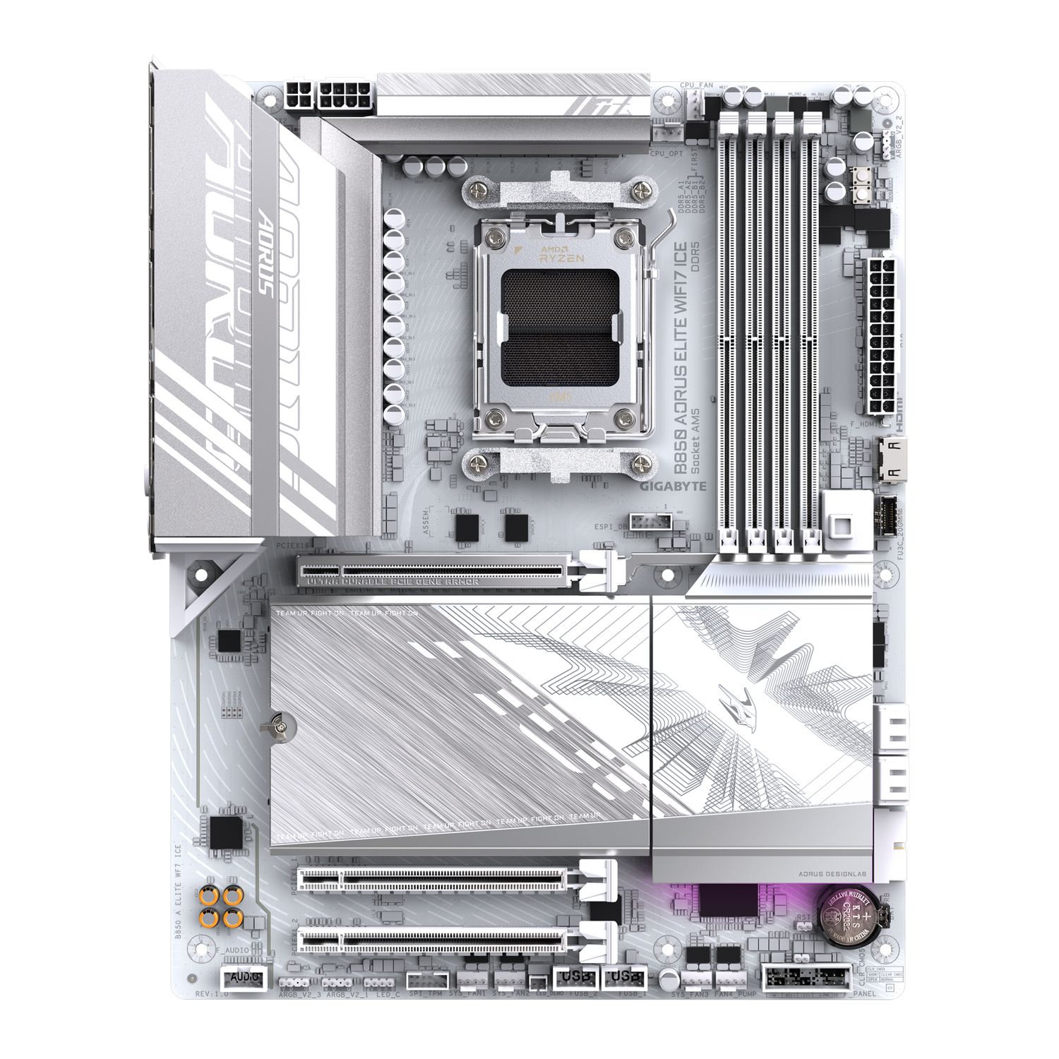 B850 AORUS ELITE WIFI7 ICE, AM5, DDR5, Wi-Fi, BT, ATX, Alb