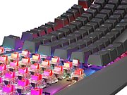 GAMING KEYBOARD GENESIS THOR 230 TKL DE RGB MECHANICAL OUTEMU RED BLACK HOT SWAP