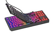 GAMING KEYBOARD GENESIS THOR 230 TKL DE RGB MECHANICAL OUTEMU RED BLACK HOT SWAP