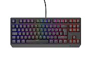 GAMING KEYBOARD GENESIS THOR 230 TKL DE RGB MECHANICAL OUTEMU RED BLACK HOT SWAP