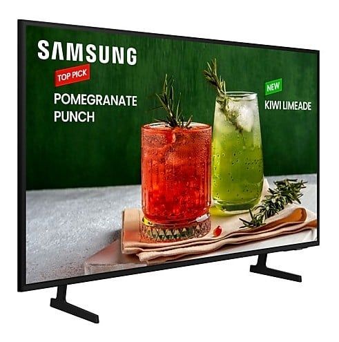 TV signage Samsung BE50D-H, 50 , 250nit, 16/7, UHD, Tizen 7.0, CMS compatible (not free). Garantie 3 ani. Necesita suport de perete sau stand mobil