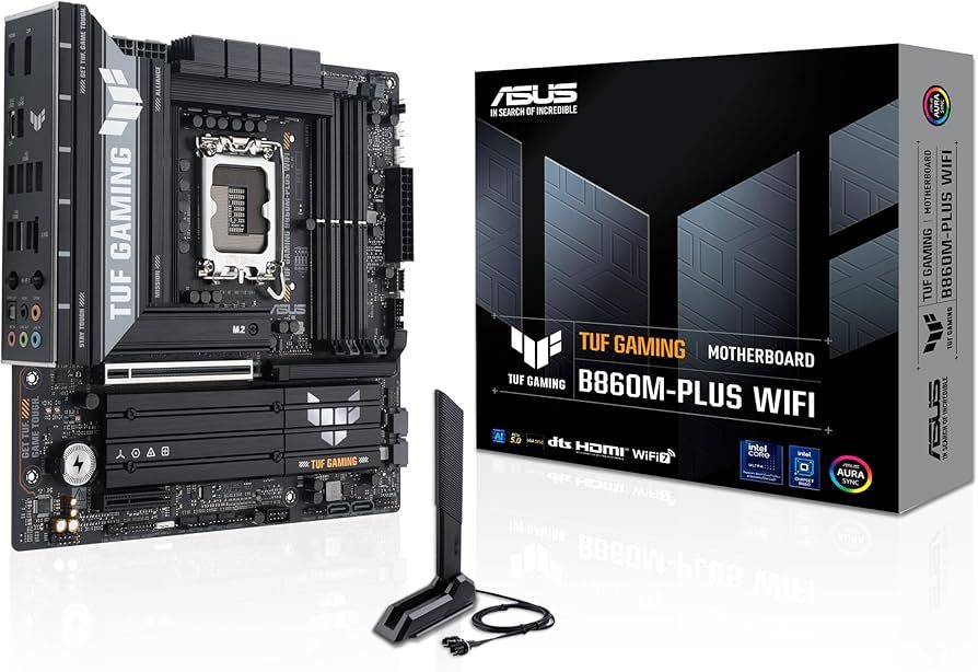 ASUS TUF GAMING B860M-PLUS WIFI (INTEL,1851,DDR5,mATX)